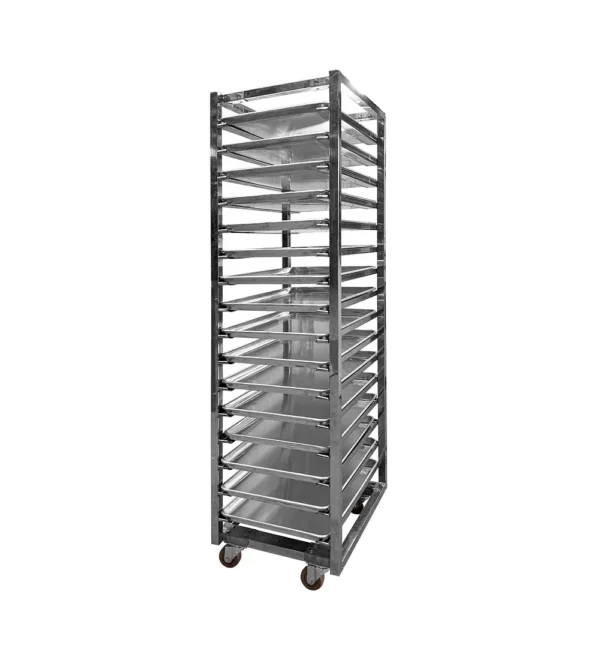 Comprar Carro Bandejero Acero Inoxidable Con Bandejas 40x60