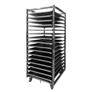 Comprar Carro Bandejero Acero Inoxidable Con Bandejas 58x68